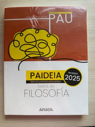 Paideia. Textos de Filosofía para la PAU. Madrid