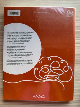 Paideia. Textos de Filosofía para la PAU. Madrid