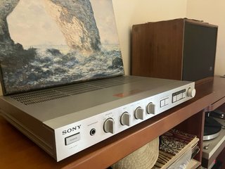 Amplificador Sony TA AX2 Plata