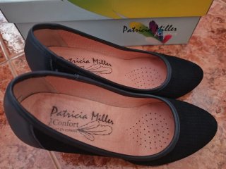 Zapatos tacón Patricia Miller Piel azul marino