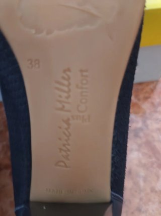 Zapatos tacón Patricia Miller Piel azul marino