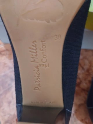 Zapatos tacón Patricia Miller Piel azul marino