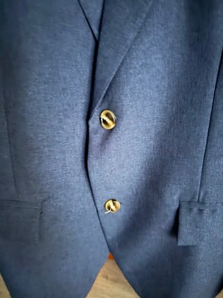 Traje azul hombre talla M