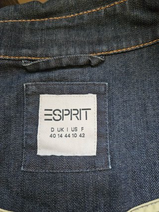 ESPRIT chaqueta vaquera talla 40.