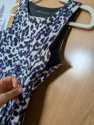Vestido Zara Estampado Leopardo- ¡Con Bolsillos!