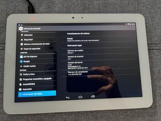Tablet bq Edison 3 Blanca