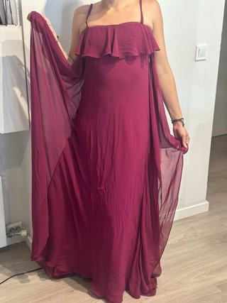 Vestido fiesta Pronovias Talla 40 Morado