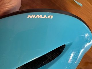 Casco bici infantil azul