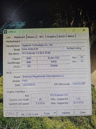 CPU Ryzen 7 5800X + B450M