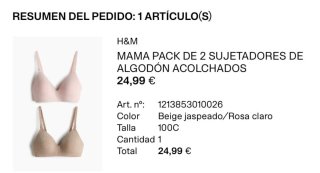 Conjunto ropa Maternidad H&M
