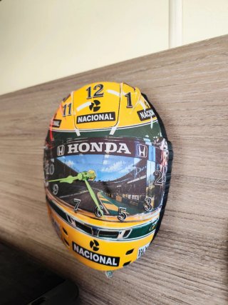 Reloj Casco Ayrton Senna Honda Nacional