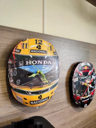 Reloj Casco Ayrton Senna Honda Nacional