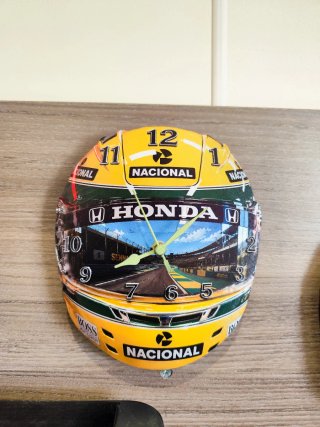 Reloj Casco Ayrton Senna Honda Nacional