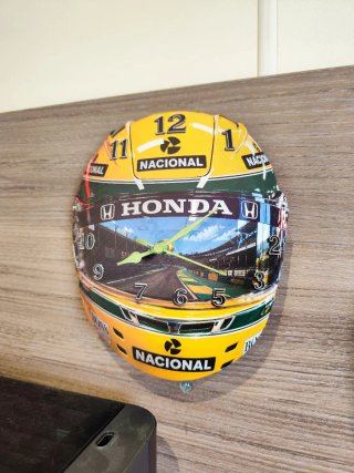 Reloj Casco Ayrton Senna Honda Nacional