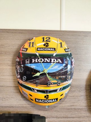 Reloj Casco Ayrton Senna Honda Nacional
