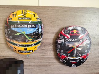 Reloj Casco Ayrton Senna Honda Nacional