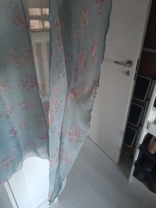 Blusón transparente floral talla única