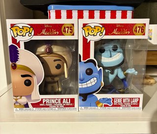 Funko Pop! Disney Aladdin 475 y 476