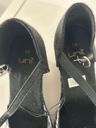 Zapatos de cuña a cuadros Vichy negros y blancos