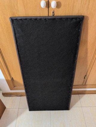 Cabezal Cama 90 Cuero Sintético Marrón