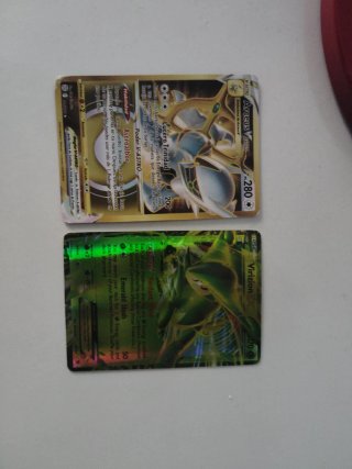 Cartas Pokémon V-ASTRO Arceus y Virizion