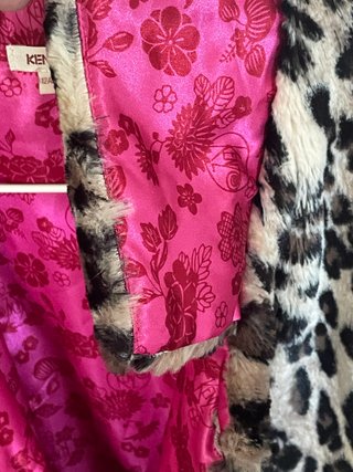 Chaqueta corta Kenzo Kids animal print