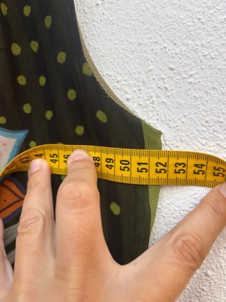 Vestido gasa estampado floral desigual