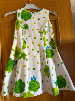 Conjunto Vestido y Chaqueta Crochet Talla 4/5