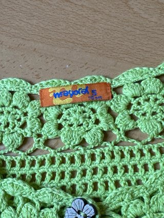 Conjunto Vestido y Chaqueta Crochet Talla 4/5