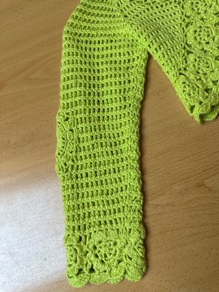 Conjunto Vestido y Chaqueta Crochet Talla 4/5