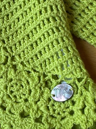 Conjunto Vestido y Chaqueta Crochet Talla 4/5