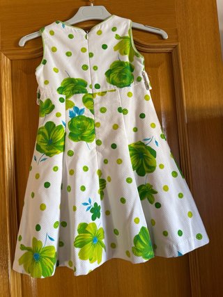 Conjunto Vestido y Chaqueta Crochet Talla 4/5