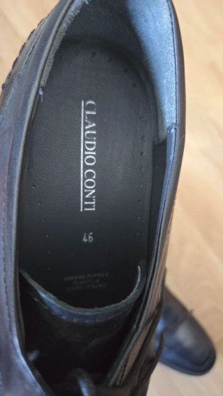 Zapatos Claudio Conti Hombre Talla 46 Negros