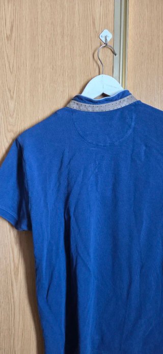 Polo Massimo Dutti Talla L Azul
