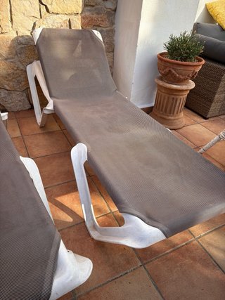 Tumbonas piscina/jardín (2 unidades)