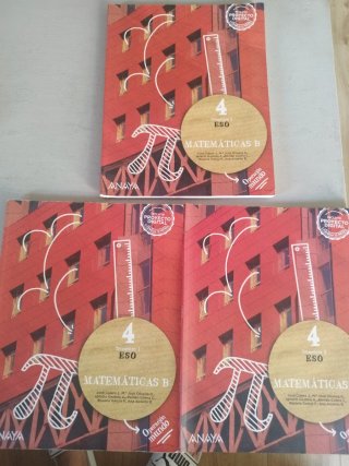 Se venden libros de 4° ESO, nuevos. Juntos o separ