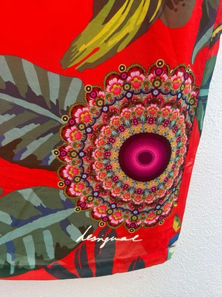 Vestido Desigual gasa estampado floral