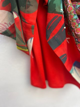 Vestido Desigual gasa estampado floral