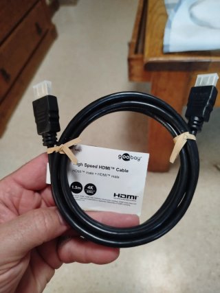 Cable HDMI goobay 1.5m 4K 60Hz