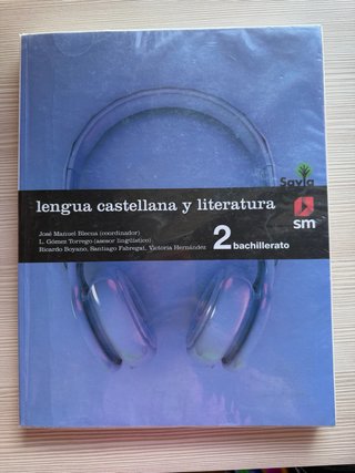 Libro Lengua castellana y literatura segundo bach