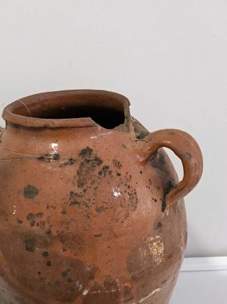 Tinaja cántaro grande de barro de Zamora