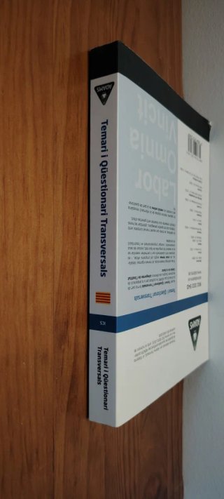 Libro Temari i Qüestionari Transversals