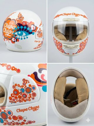 Casco Moto Infantil Chupa Chups