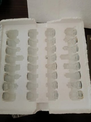 Tablero de ajedrez de cristal
