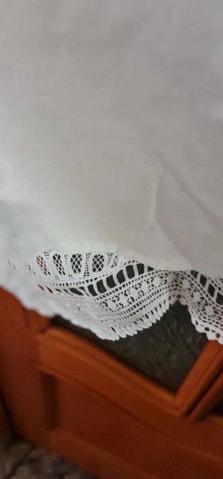 Vestido Ibicenco Mango Talla XL Blanco