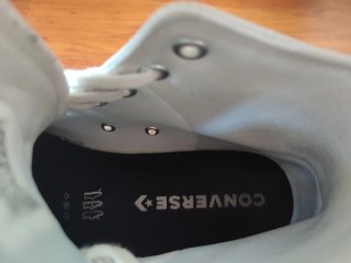 Converse Piel Blanca
