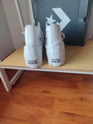 Converse Piel Blanca