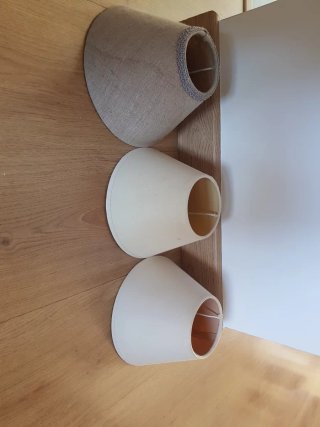 Pantallas de lámpara (3 unidades)