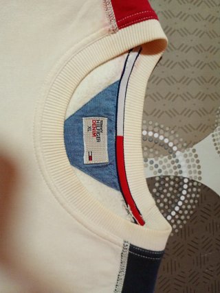 Jersey Tommy Hilfiger Beige y Azul