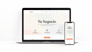 Creo tu web sencilla o landing para tu negocio